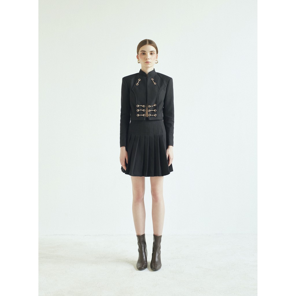 Áo khoác nữ Nudieye - Houjie Stand Collar Short Jacket