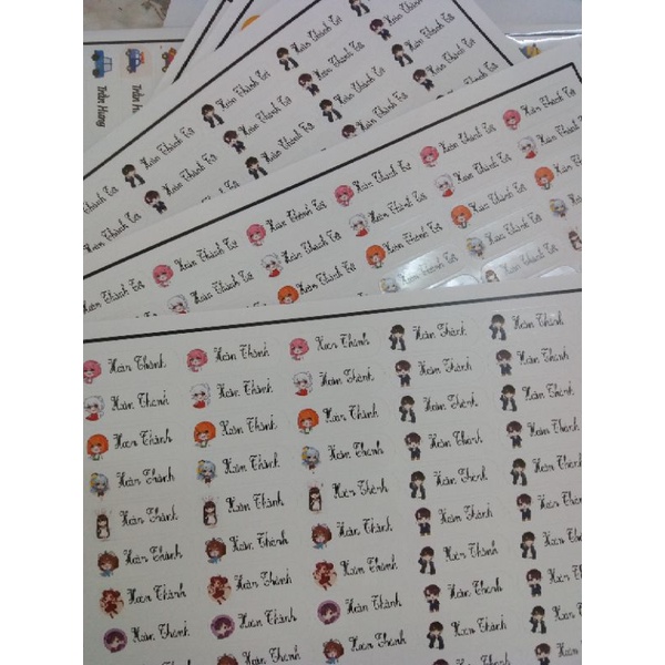 Combo 200 Sticker đánh dấu, sicker khen thưởng kt: 1.5cm