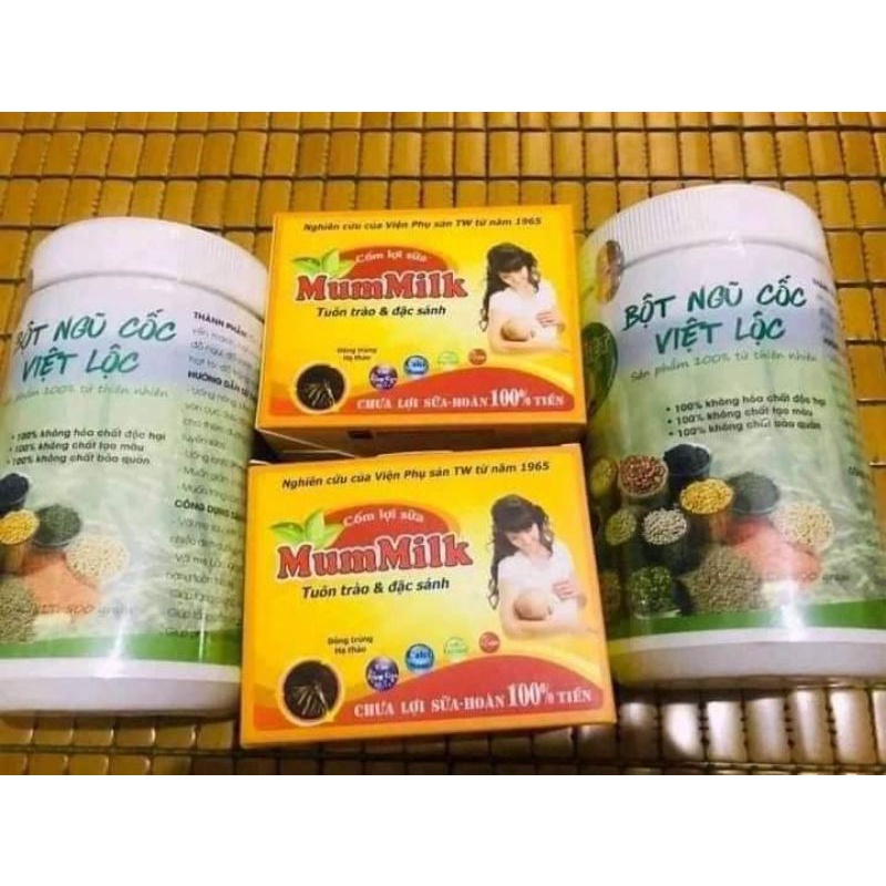 Cốm lợi sữa mummilk cho mẹ