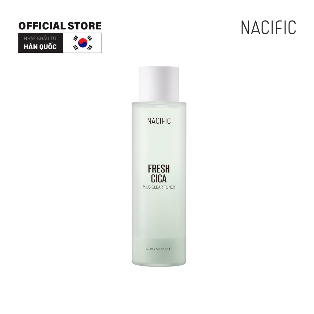 Nước hoa hồng làm dịu và phục hồi cho da Nacific Fresh Cica Plus Clear Toner 150ml