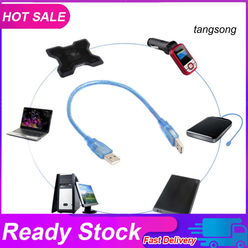 Dây Cáp Đồng Nối Dài Ts-0.3M Usb 2.0 Male Sang Male