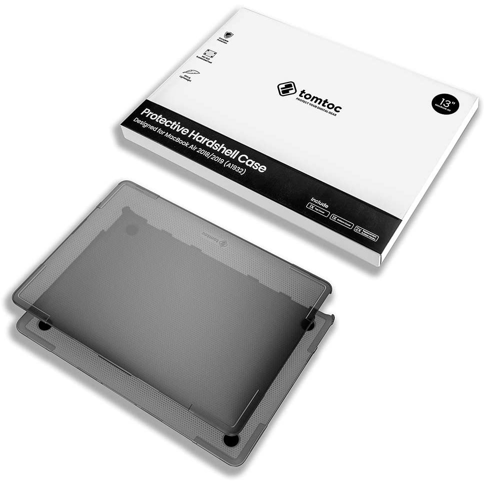 Ốp Macbook cao cấp TOMTOC HardShell Slim for Macbook Air 13&quot; (2018-2021) Macbook Air M1 -  Model A1932 , A2179  , A2337
