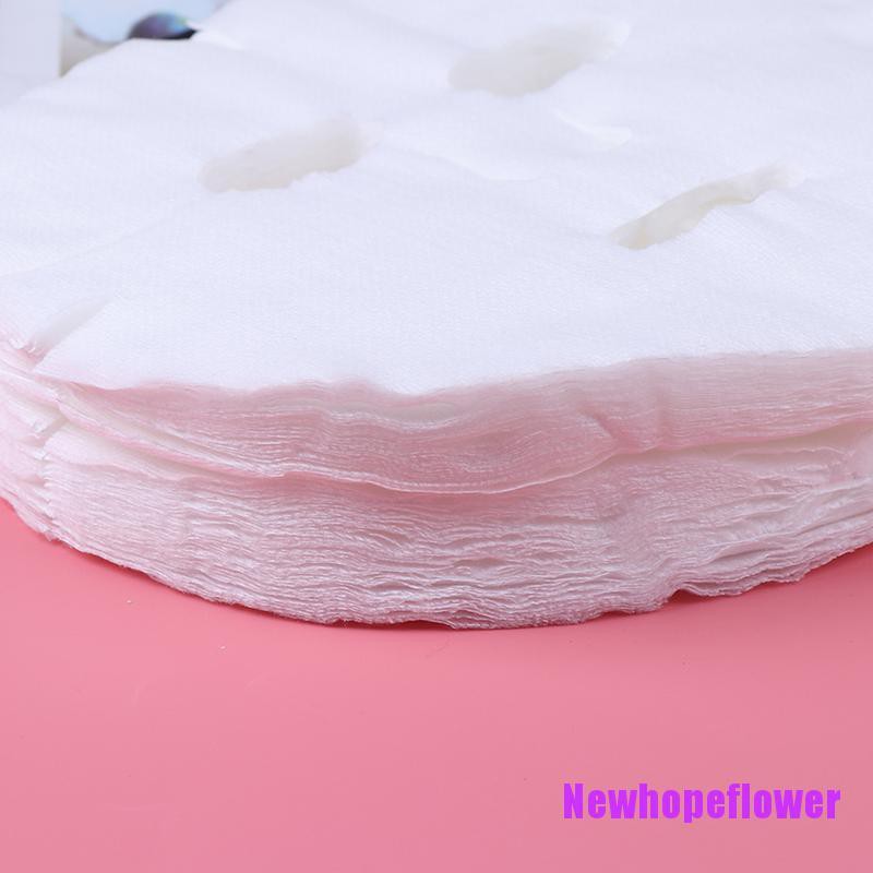 Bộ 100 Mặt Nạ Giấy cotton Dùng Một Lần Tiện Lợi