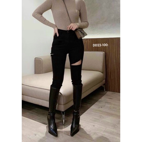 BIGSIZE quần ôm rách kiểu 55-90kg