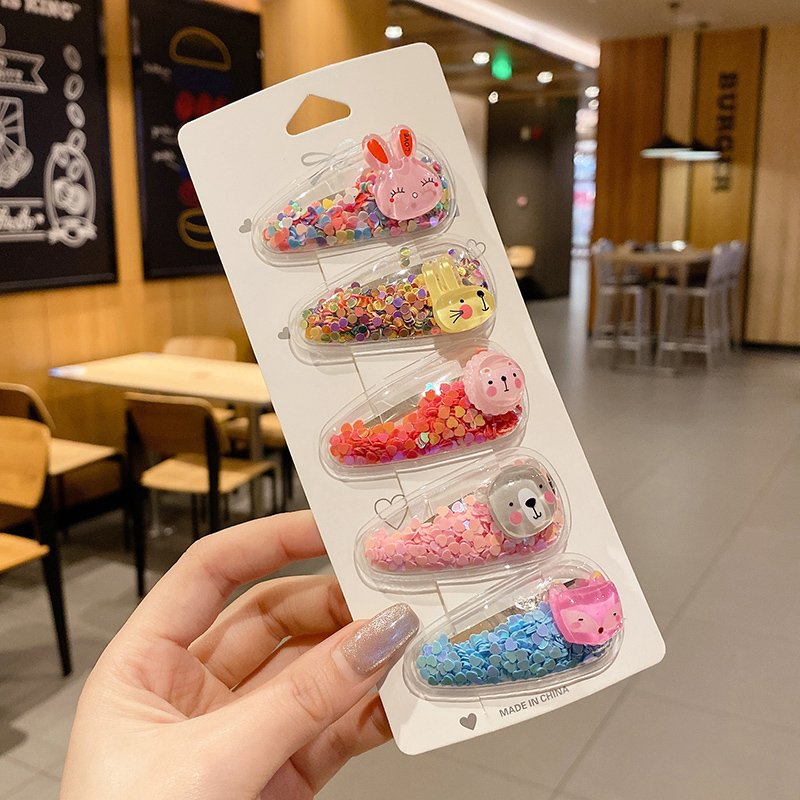 Set kẹp tóc hình trái cây cho bé