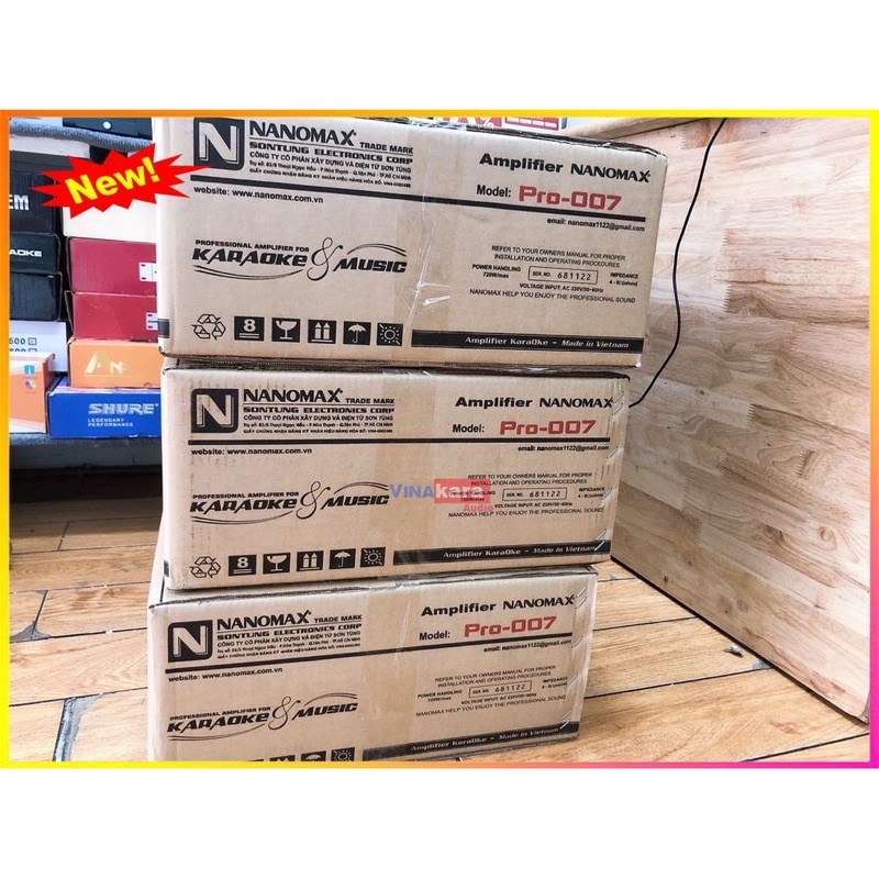 Amply Bluetooth Nanomax pro 001, pro 007- Amply 8 sò lớn Toshiba