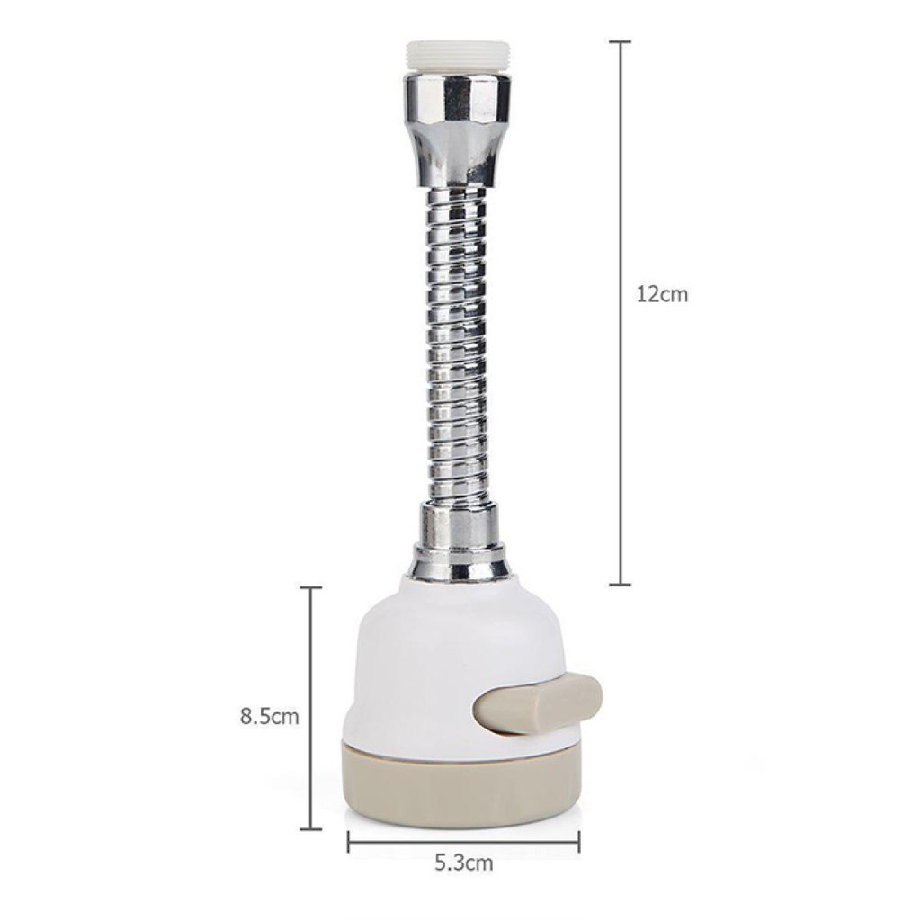 Đầu Vòi Nước Bồn Rửa Bát Inox Tăng Áp Xoay 360 Độ 3 Chế Độ