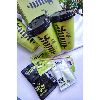 6 cốc trà sữa wings mix 2 vị