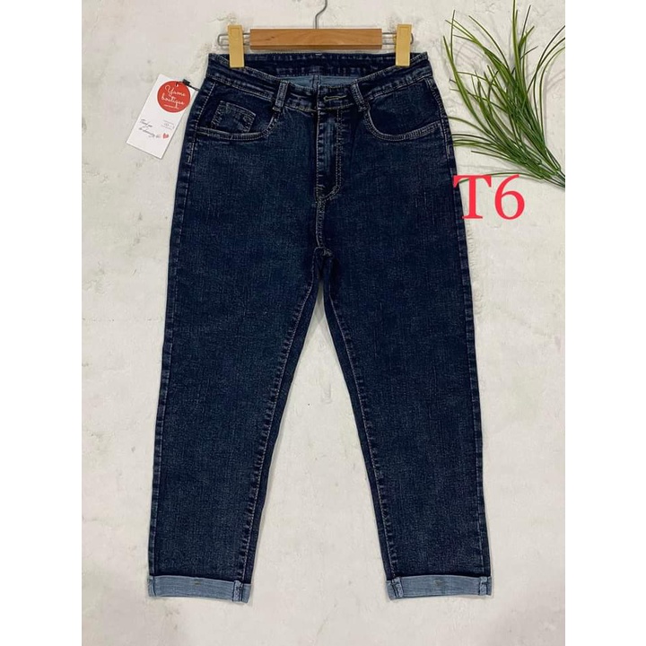 Quần Jeans 9 Tất Big Size  Vải dày và co giãn.YuMe-MS:040