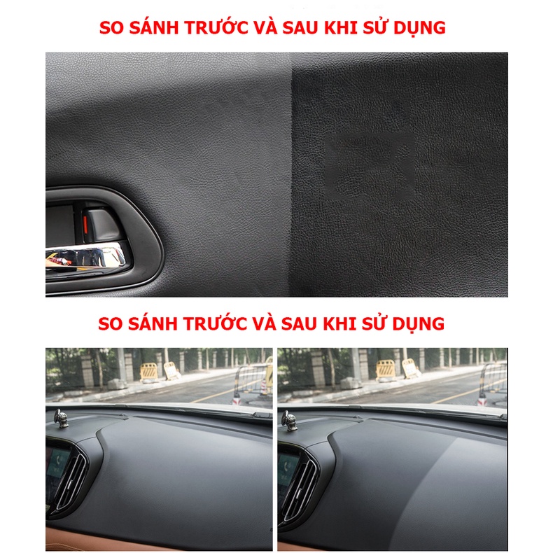 [ Đẹp Như Mới ] Chai xịt dưỡng nhựa nhám, phục hồi nhựa, Làm mới nhựa đen, Làm mới ghế da Dashboar Sprayking - FEMARI