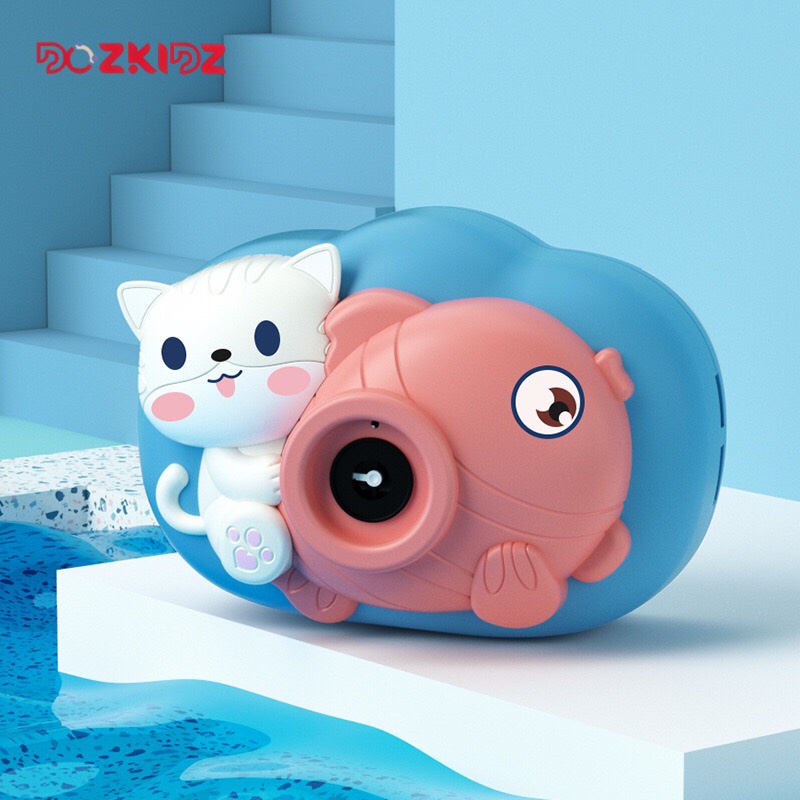 Máy ảnh bong bóng tự động chạy bằng pin hình mèo - DOZKIDZ