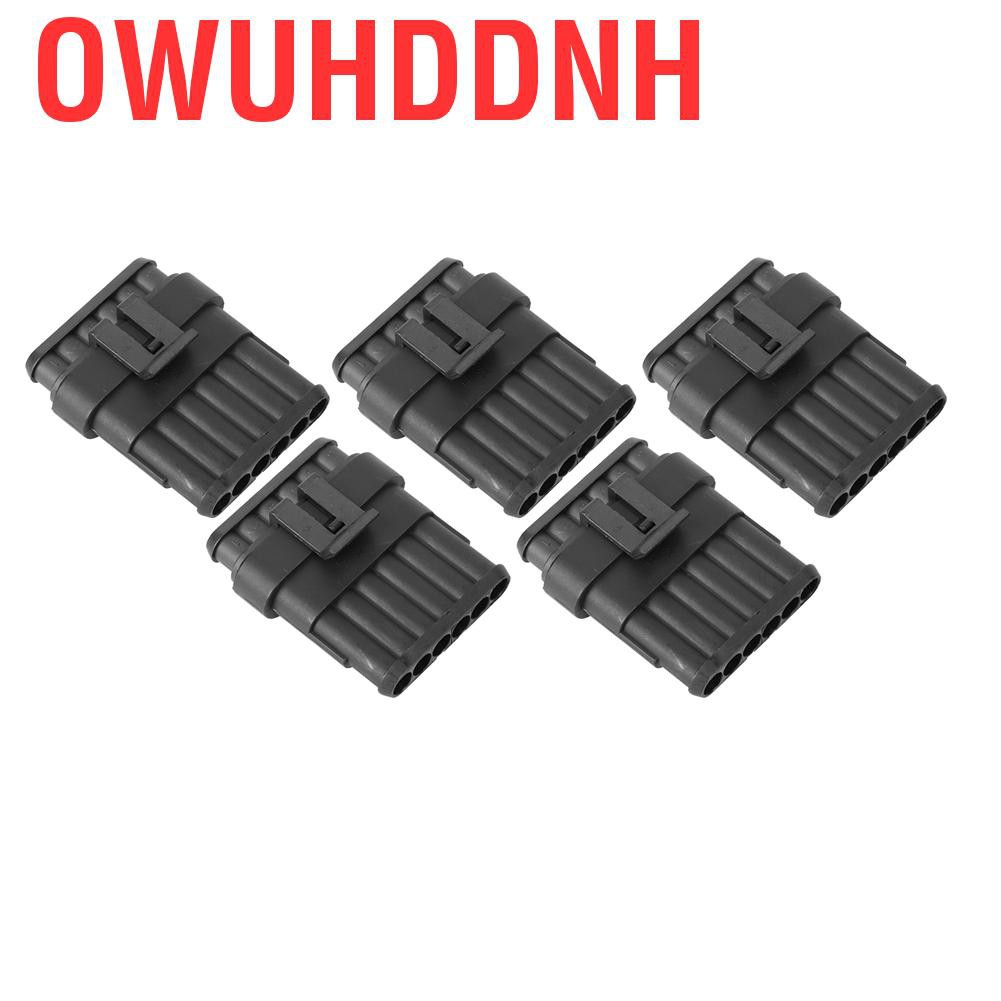 Owuhddnh Electrical connector  16 AWG male and female waterproof assortment kit 6 pin auto wire for motorcycles scooters cars trucks caravans ships boats