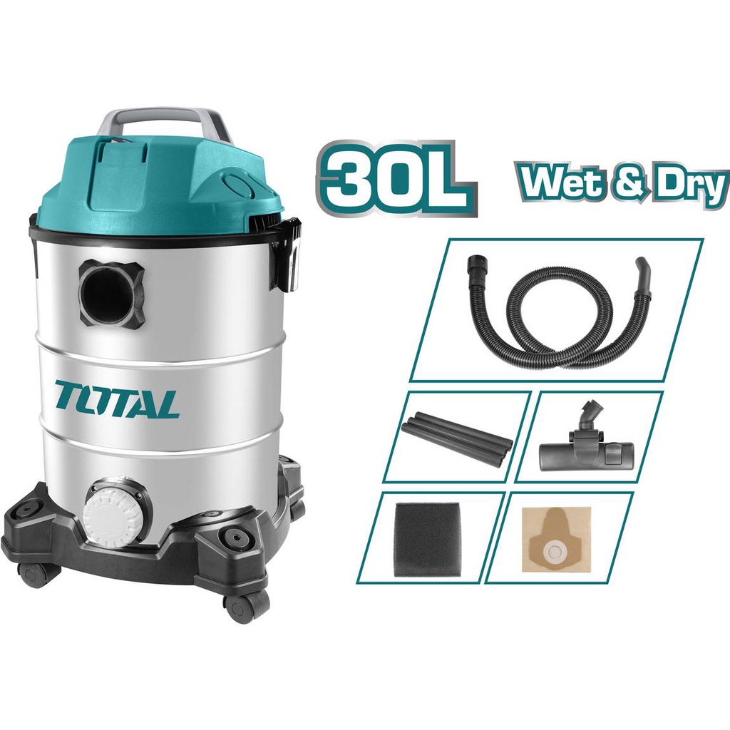 Máy hút bụi 30L Total TVC13301