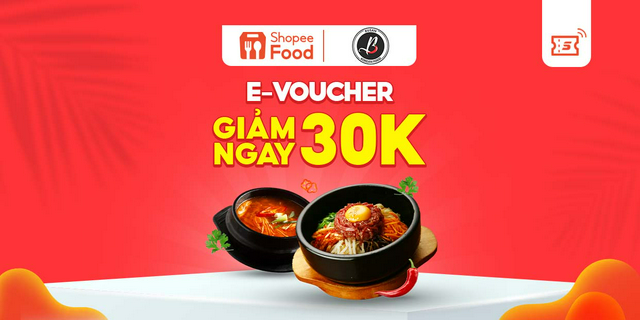 HCM [E-Voucher] Mã giảm giá 30K Busan Korean Food