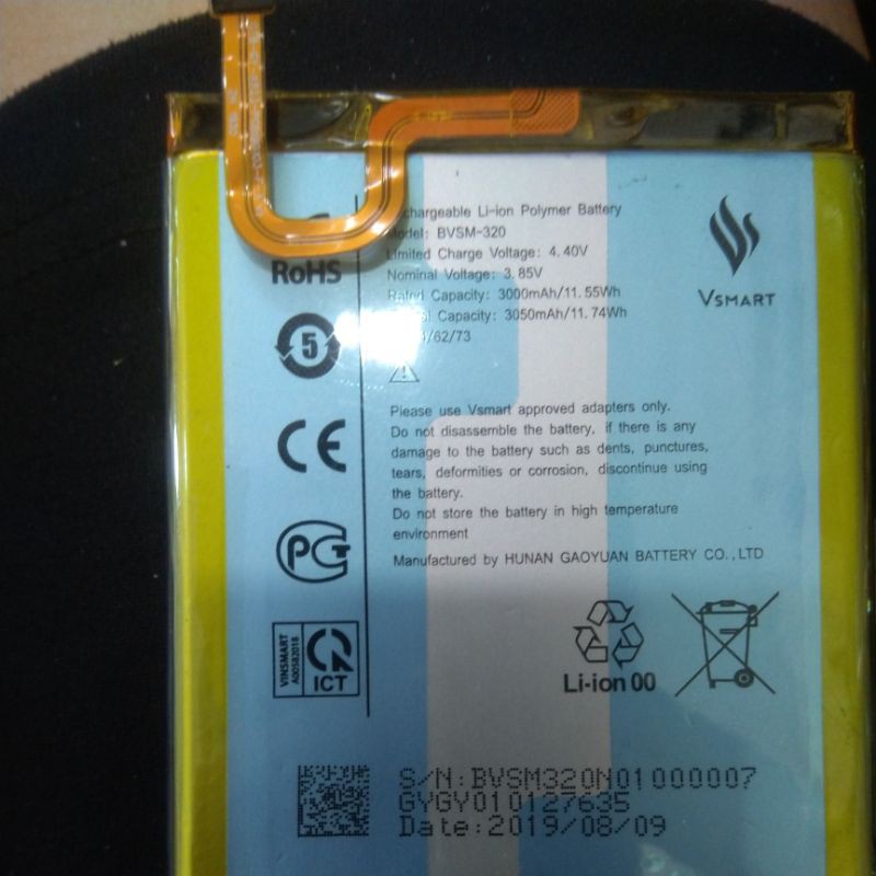 pin vsmart joy 2+ zin