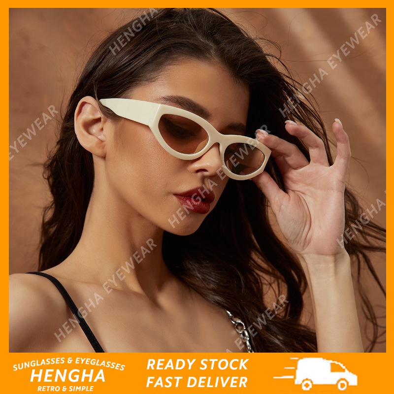 Kính Mát Thời Trang Hình Mắt Mèo Màu Kẹo Ngọt Phong Cách Phương Tây Cổ Điển