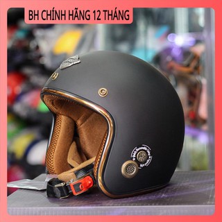 [MẪU MỚI] [ĐỦ MÀU]Mũ bảo hiểm 3/4 Napoli Sh Ruby New - bảo hành 12 tháng