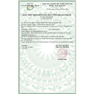 Vitamin D3 K2 GBon nhập khẩu chính hãng [ DATE MỚI NHẤT]