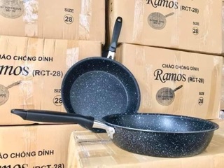 Chảo Vân Đá Ramos size 28cm [ Hàng Cao Cấp ] 🌱🌱🌱
