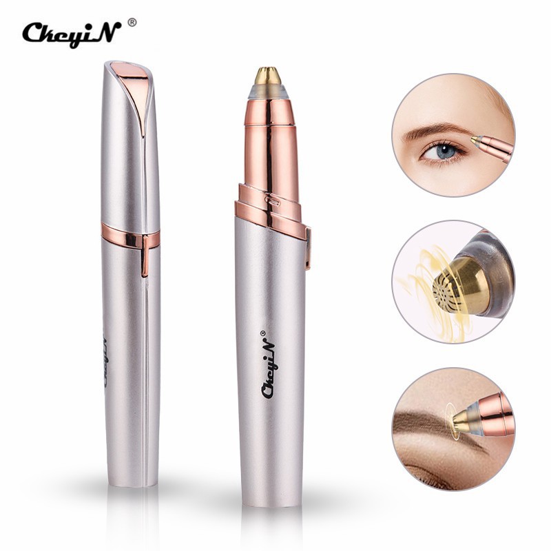 Bút tỉa lông mày, tìa ria mép tự động dành cho phải đẹp an toàn tiện lợi Fullbox