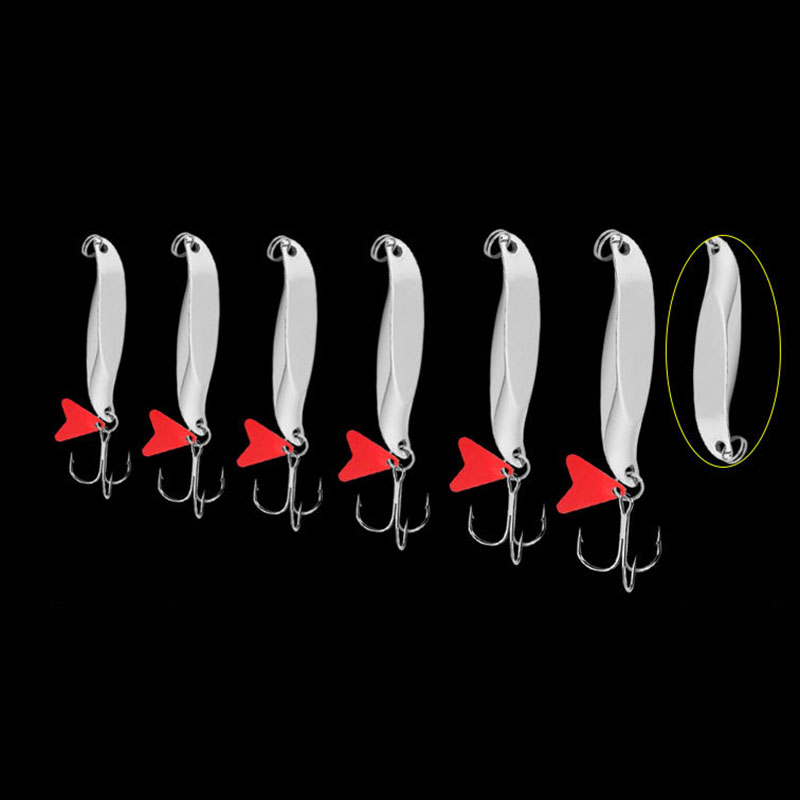 Mồi Câu Cá Giả 3 Màu 7G / 10G / 14G / 18G / 22G / 28G Bằng Kim Loại Cứng Với Móc Thép Cacbon Sắc Bén Chống Thấm Nước Chống Mài Mòn