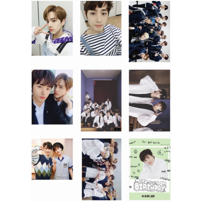 Lomo card 81 ảnh nhóm THE BOYZ update Twitter
