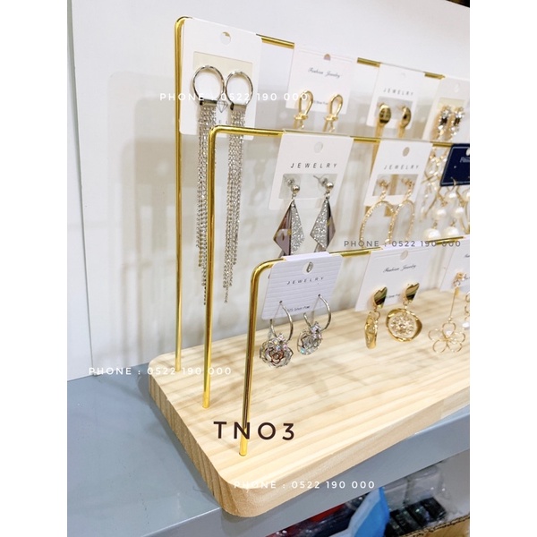 Thẻ treo hoa tai nhựa xinh xắn cho shop