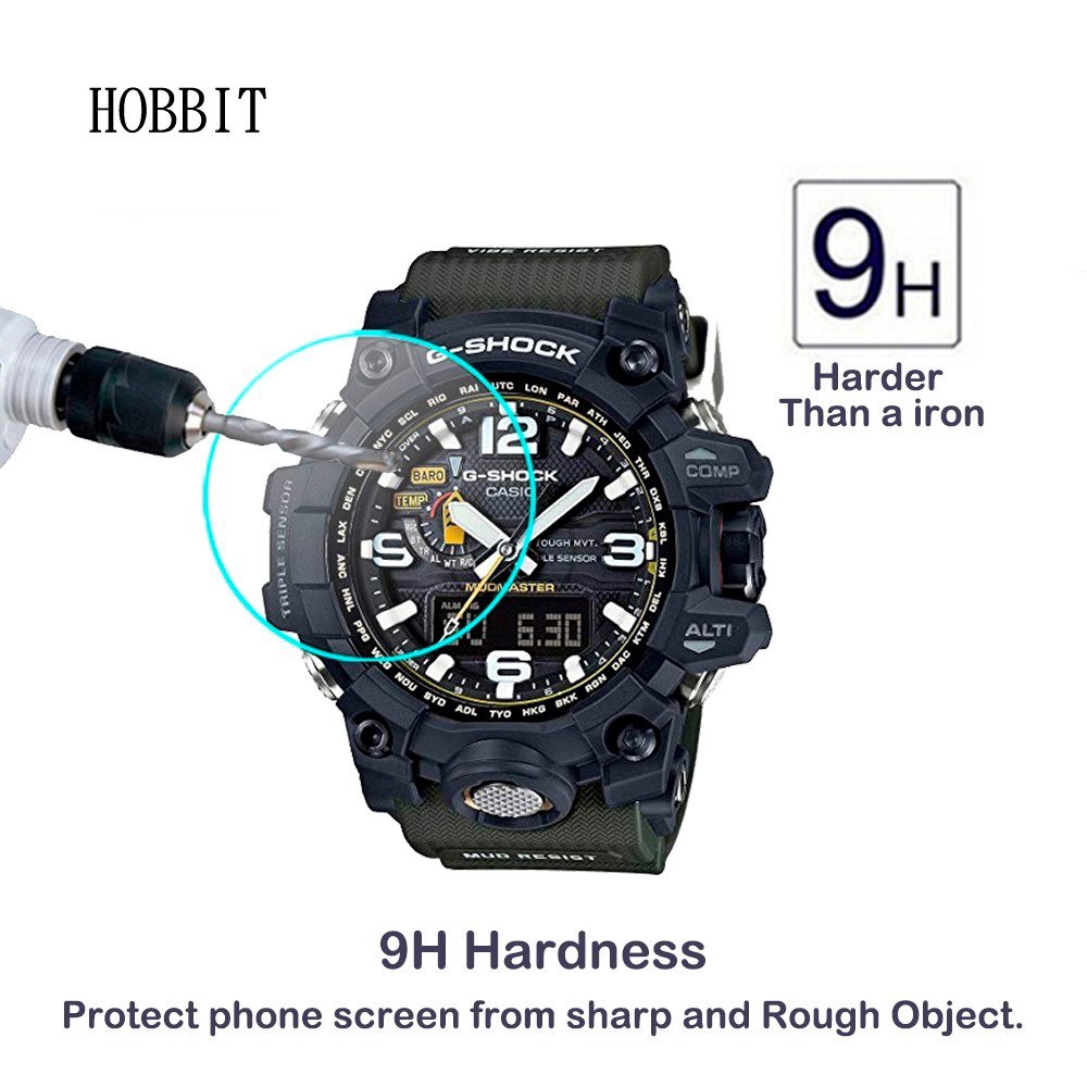 2 cái Kính cường lực màn hình đồng hồ cho Casio GWG-1000 GG-1000 MTH-5001L GWG1000 Phim bảo vệ màn hình đồng hồ