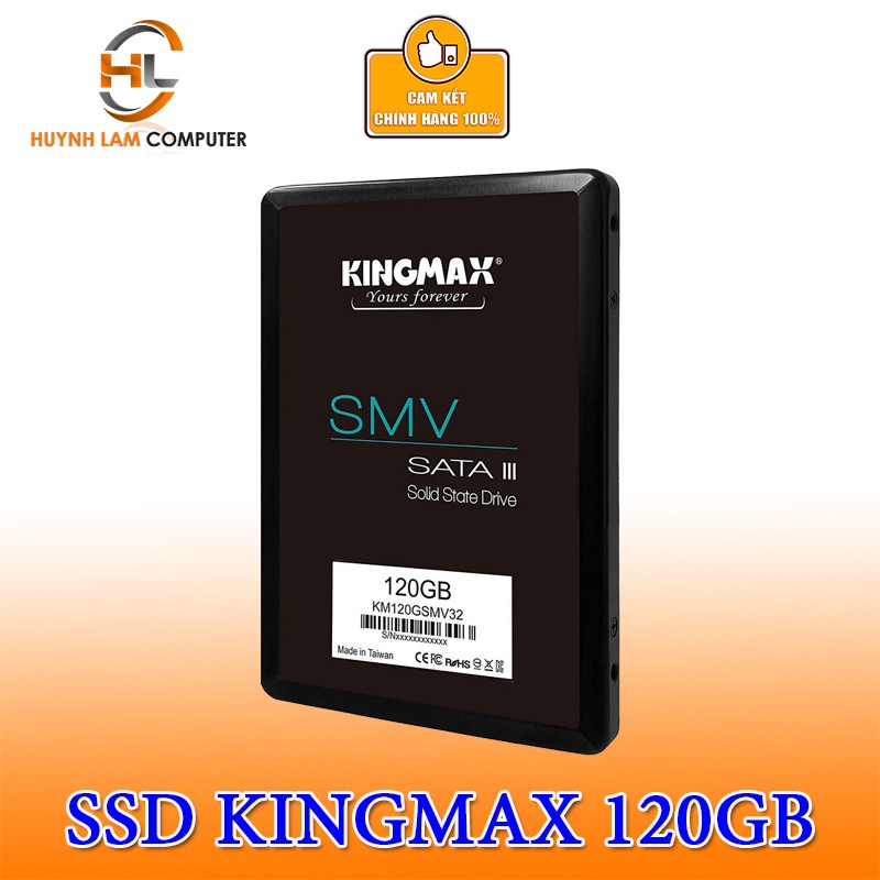 Ổ cứng SSD 120GB Kingmax SMV Sata III chính hãng Viễn Sơn Phân phối thumbnail