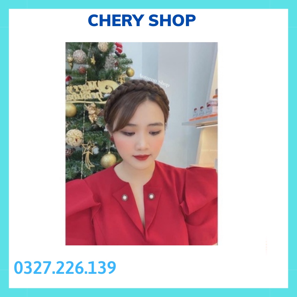 Băng đô tết tóc giả phong cách HÀN QUỐC có răng cưa shop Chery
