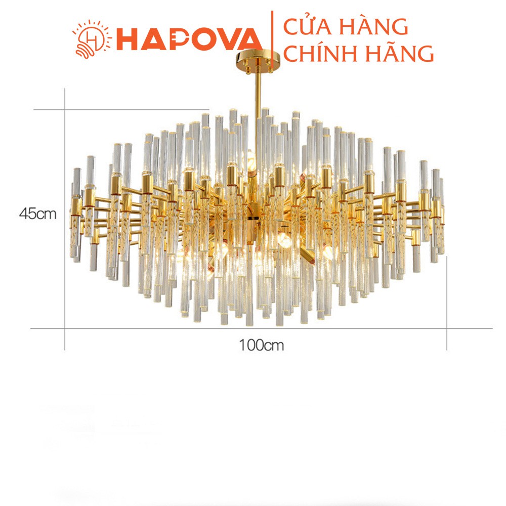 Đèn trang trí phòng khách, phòng ngủ HAPOVA PERCE 0976