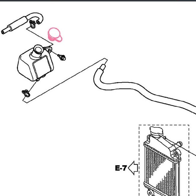 NẮP CAO SU BÌNH NƯỚC PHỤ ZIN CHÍNH HÃNG HONDA