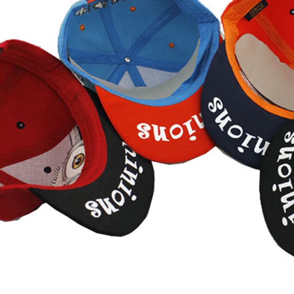 Mũ Lưỡi Trai Thêu Hình Minion 3D Phong Cách Hip Hop Thời Trang Cho Bé