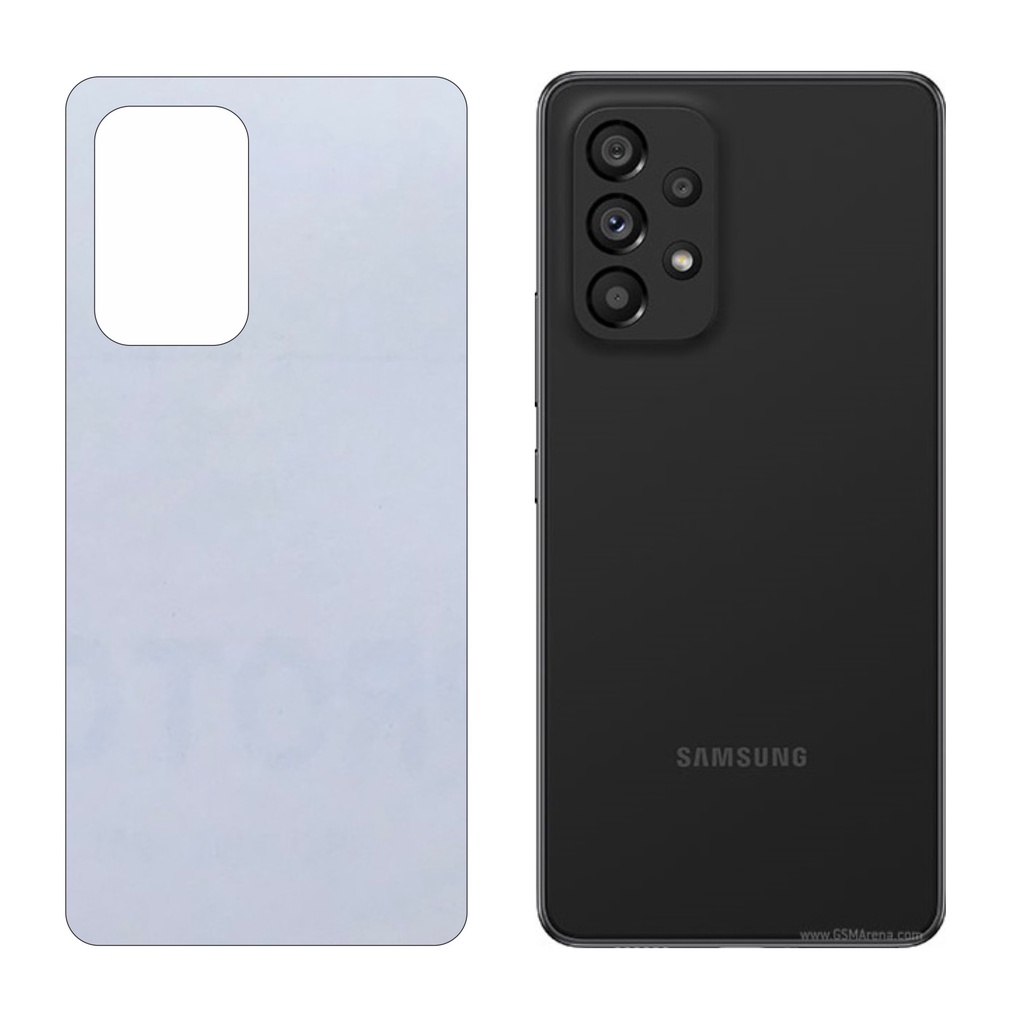 Miếng Dán Lưng Samsung A53 5G Decal Trong Nhám Chống Vân Tay