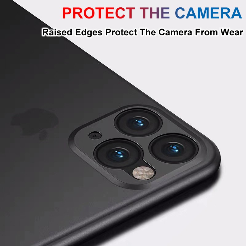 Ốp Điện Thoại Pp Siêu Mỏng Mặt Nhám Màu Trong Suốt Cho Iphone 6 6s 7 8 Plus X Xr Xs Max 11 Pro Max