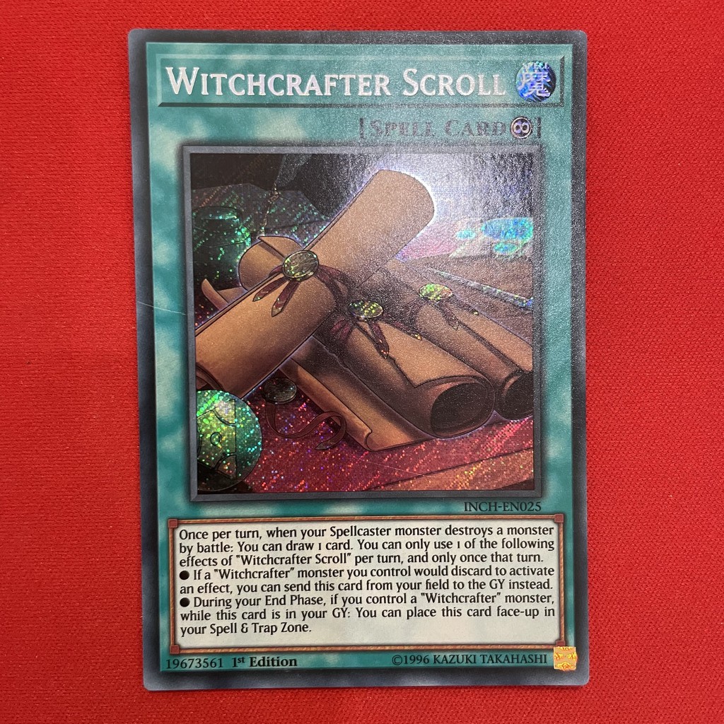 [EN][Thẻ Bài Yugioh Chính Hãng] Witchcrafter Scroll