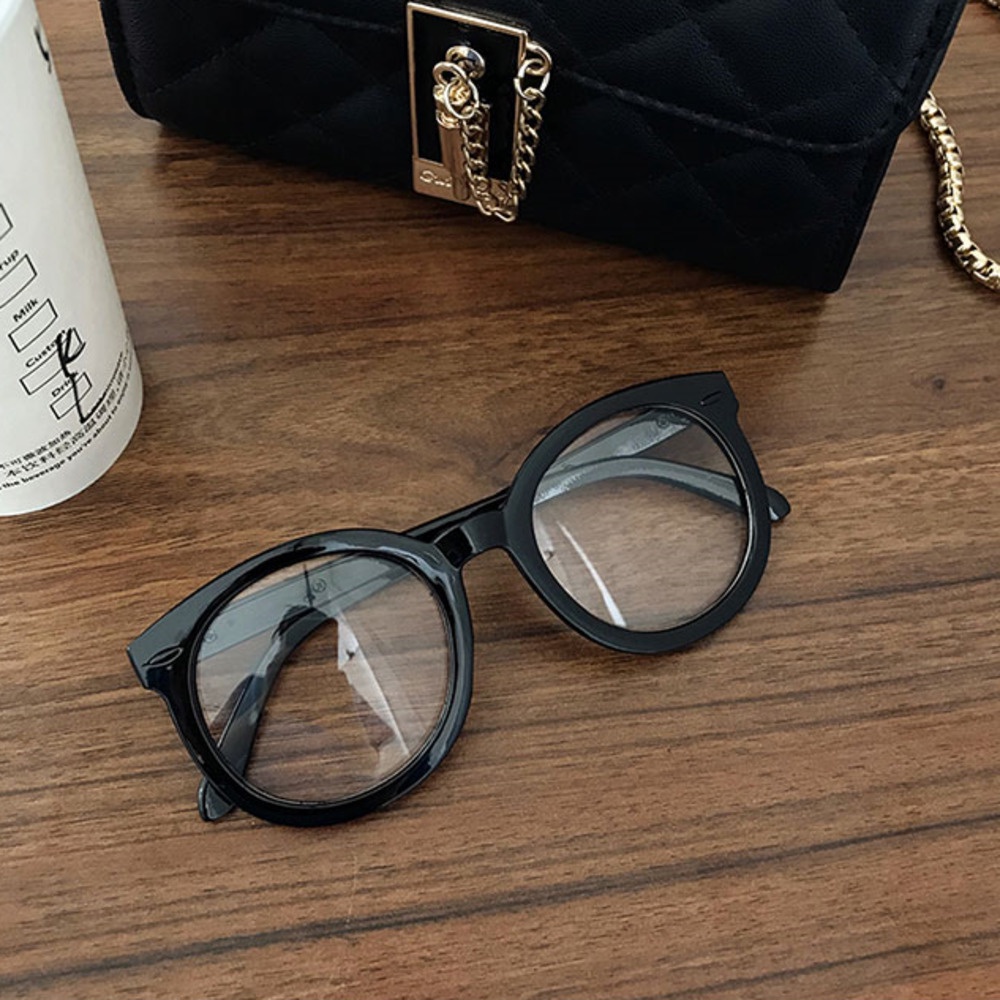 Gọng Kính Đen Phong Cách Retro Hàn Quốc