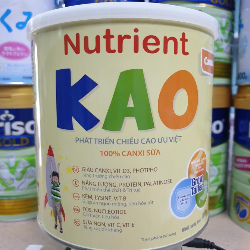 Sữa bột Nutrient KAO 700g Date T4.2023