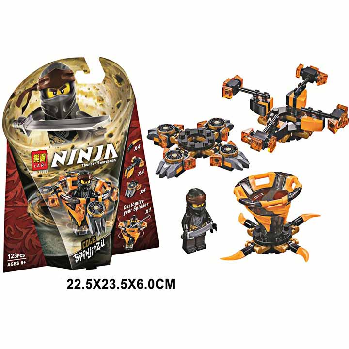 Đồ chơi lego Con quay lốc xoáy thần tốc Ninja Lari No.11155