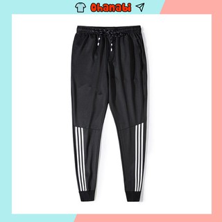 Quần jogger nam 3 vạch đứng chất thun thể thao dày dặn