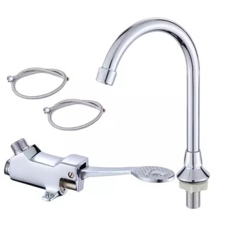 Công tắc điều khiển Van bàn đạp chân Vòi đồng bồn tắm vòi Vòi nước lạnh đơn
