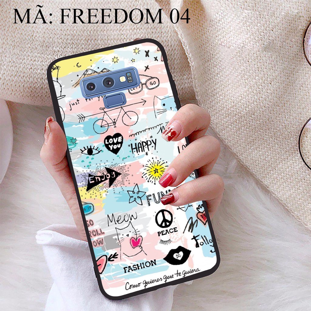 Ốp lưng Samsung Note 9 viền dẻo TPU BST Phong Cách Freedom