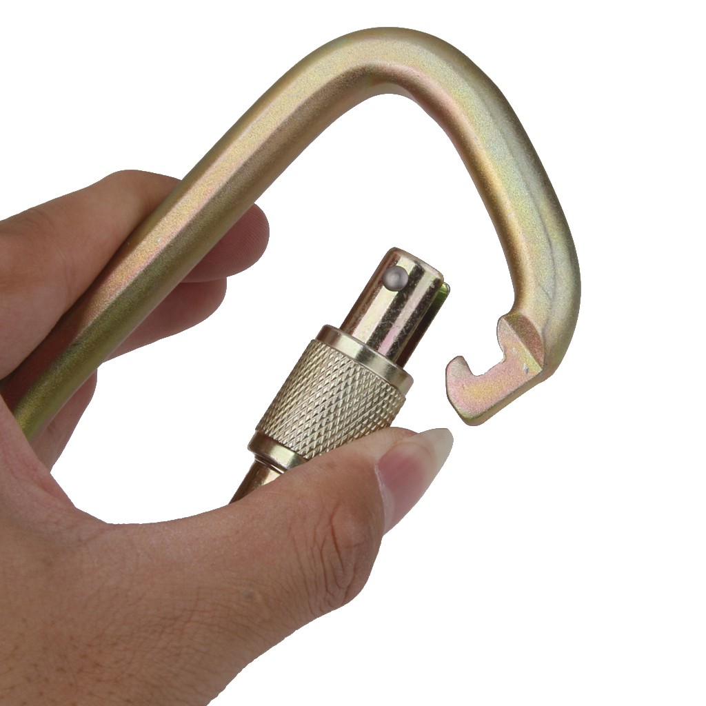 Móc Khóa Carabiner 40KN D Chuyên Dụng Cho Leo Núi