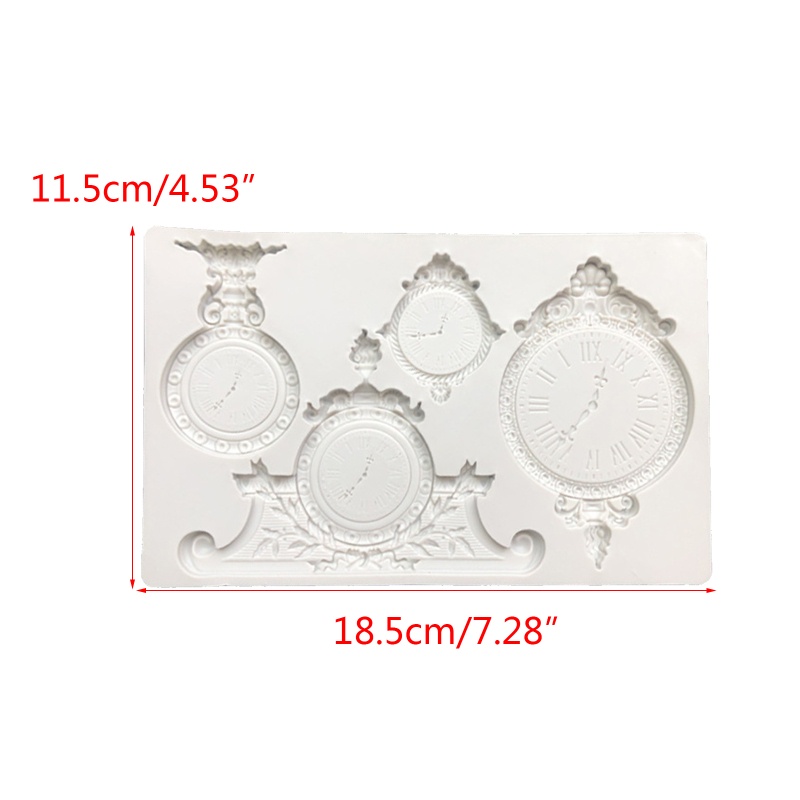Khuôn Làm Bánh Kẹo Hình Đồng Hồ 3D Độc Đáo