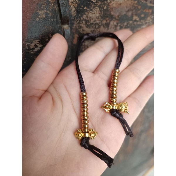 Bộ Túc số chuông chày kim cang bằng đồng nguyên chất của chuỗi tràng
