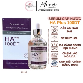 Serum cấp nước, dưỡng ẩm, căng bóng da ha plus 100dt dr.sunmi care duel hyaluronic acid essence 100ml