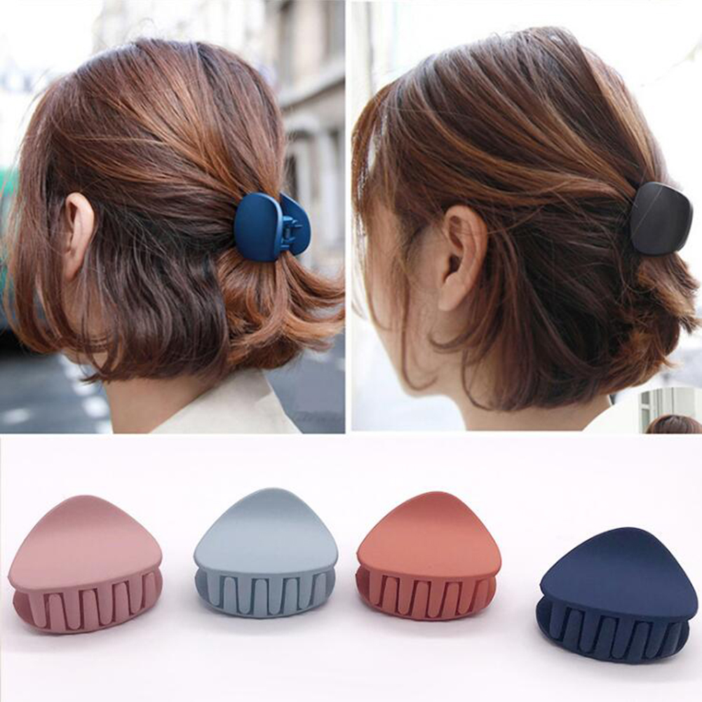 Kẹp tóc màu trơn cỡ nhỏ xinh xắn dành cho nữ