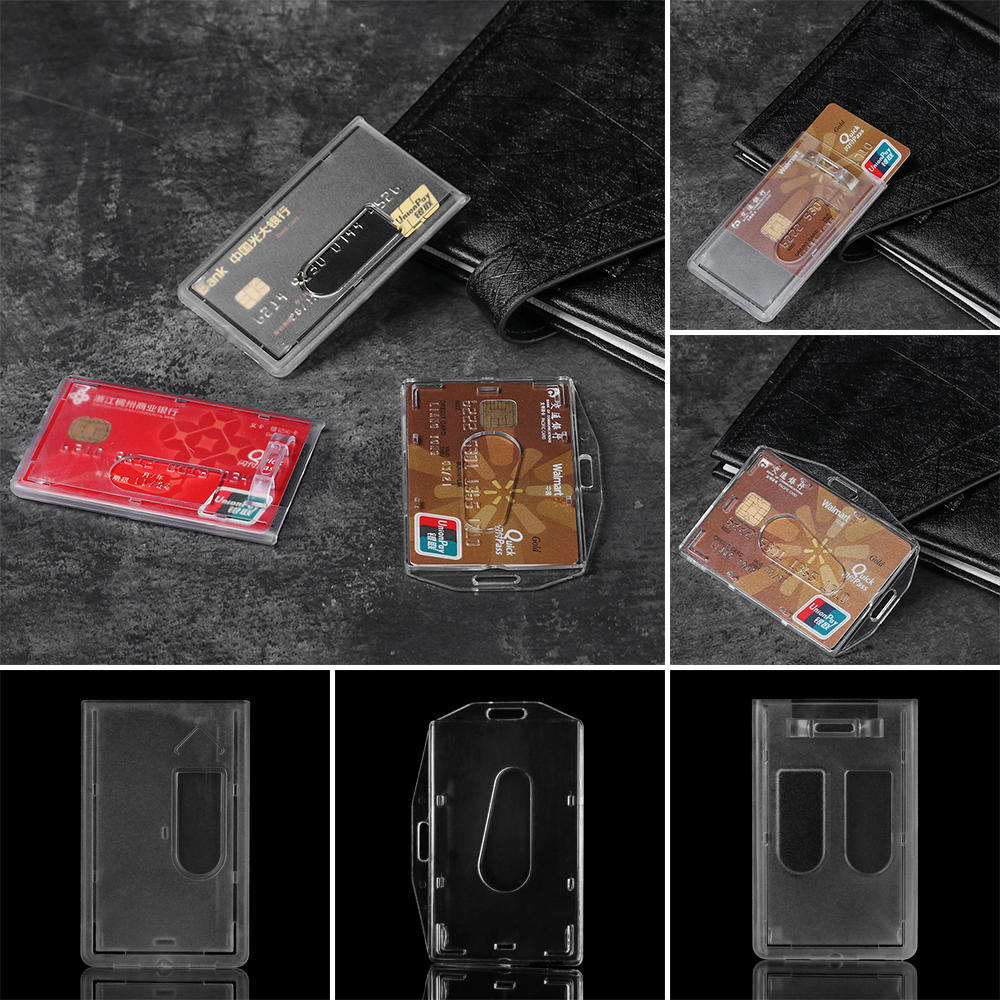 1 Vỏ Nhựa Cứng Bảo Vệ Thẻ Id