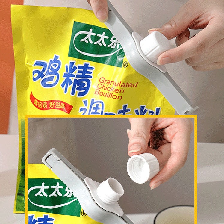 Set 8 Kẹp Miệng Túi Bảo Quản Thực Phẩm Bằng Nhựa