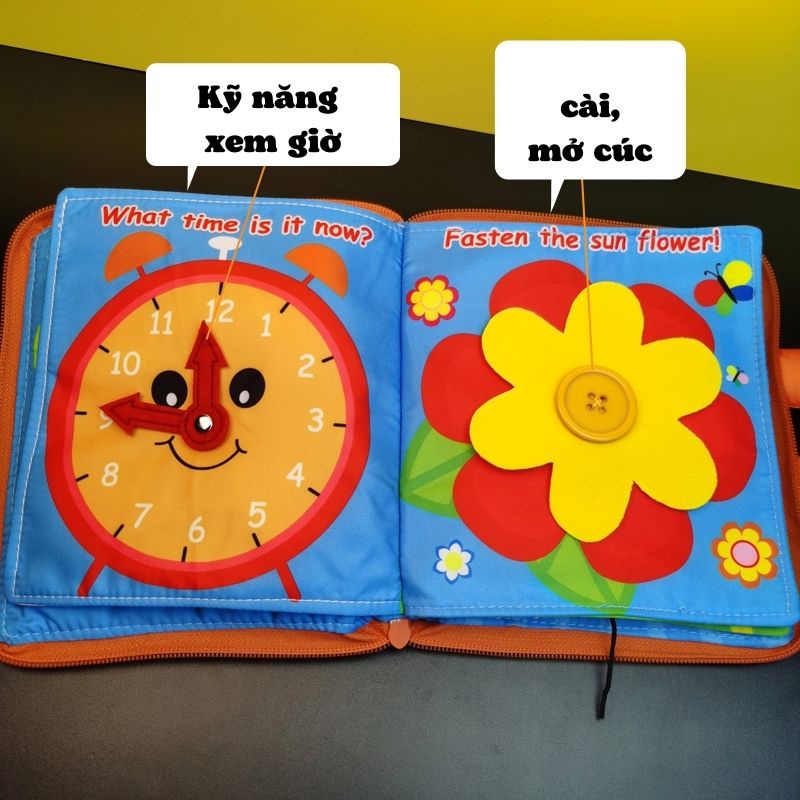 Sách Vải My Lovely Book Luyện Kỹ Năng Cho Bé SV49